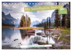 Die kanadischen Rockies (Tischkalender 2025 DIN A5 quer), CALVENDO Monatskalender