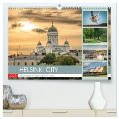 HELSINKI CITY (hochwertiger Premium Wandkalender 2025 DIN A2 quer), Kunstdruck in Hochglanz