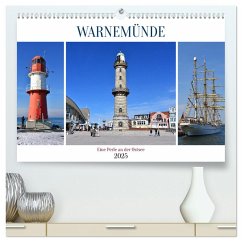 WARNEMÜNDE (hochwertiger Premium Wandkalender 2025 DIN A2 quer), Kunstdruck in Hochglanz - Calvendo;Senff, Ulrich