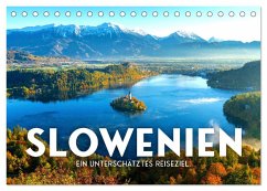 Slowenien - Ein unterschätztes Reiseziel. (Tischkalender 2025 DIN A5 quer), CALVENDO Monatskalender - Calvendo;SF