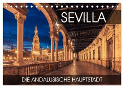 Sevilla - die andalusische Hauptstadt (Tischkalender 2025 DIN A5 quer), CALVENDO Monatskalender