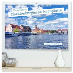 Wunderschöne Mecklenburgische Seenplatte (hochwertiger Premium Wandkalender 2025 DIN A2 quer), Kunstdruck in Hochglanz