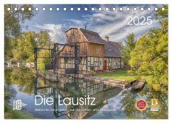 Die Lausitz - Landmarken der Nieder- und Oberlausitz (Tischkalender 2025 DIN A5 quer), CALVENDO Monatskalender