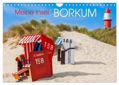 Meine Insel Borkum (Wandkalender 2025 DIN A4 quer), CALVENDO Monatskalender