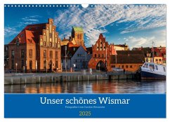 Unser schönes Wismar (Wandkalender 2025 DIN A3 quer), CALVENDO Monatskalender - Calvendo;Rennecke, Carsten