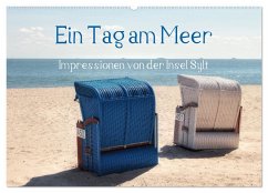 Ein Tag am Meer - Impressionen von der Insel Sylt (Wandkalender 2025 DIN A2 quer), CALVENDO Monatskalender