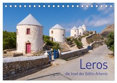 Leros - die Insel der Göttin Artemis (Tischkalender 2025 DIN A5 quer), CALVENDO Monatskalender - Calvendo;O. Schüller und Elke Schüller, Stefan