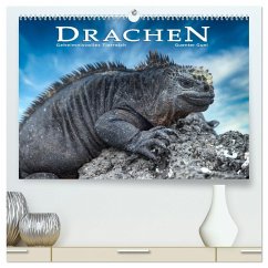 Drachen: Geheimnisvolles Tierreich (hochwertiger Premium Wandkalender 2025 DIN A2 quer), Kunstdruck in Hochglanz