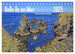 Belle Ile en Mer - Ein bretonisches Paradies (Tischkalender 2025 DIN A5 quer), CALVENDO Monatskalender