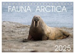 Fauna arctica (Tischkalender 2025 DIN A5 quer), CALVENDO Monatskalender - Calvendo;Schreiter, Sebastian Schröder-Esch, Tobias