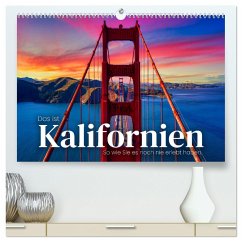 Das ist Kalifornien - So wie Sie es noch nie erlebt haben. (hochwertiger Premium Wandkalender 2025 DIN A2 quer), Kunstdruck in Hochglanz - Calvendo;Monkey, Happy