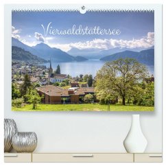 Vierwaldstättersee (hochwertiger Premium Wandkalender 2025 DIN A2 quer), Kunstdruck in Hochglanz