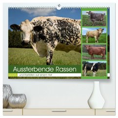 Aussterbende Rassen und Raritäten (hochwertiger Premium Wandkalender 2025 DIN A2 quer), Kunstdruck in Hochglanz