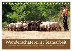 Wanderschäferei ist Teamarbeit (Tischkalender 2025 DIN A5 quer), CALVENDO Monatskalender