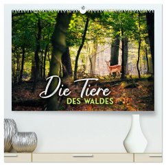 Die Tiere des Waldes (hochwertiger Premium Wandkalender 2025 DIN A2 quer), Kunstdruck in Hochglanz