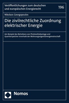 Die zivilrechtliche Zuordnung elektrischer Energie (eBook, PDF) - Georgopoulos, Nikolaos