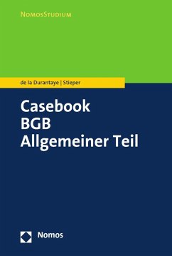 Casebook BGB Allgemeiner Teil (eBook, PDF) - de la Durantaye, Katharina; Stieper, Malte