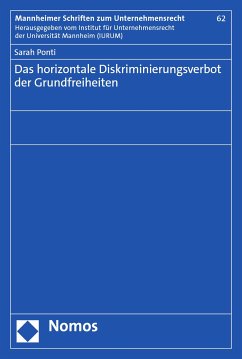 Das horizontale Diskriminierungsverbot der Grundfreiheiten (eBook, PDF) - Ponti, Sarah