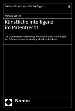 Künstliche Intelligenz im Patentrecht (eBook, PDF) - Schrön, Viktoria