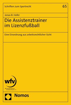 Die Assistenztrainer im Lizenzfußball (eBook, PDF) - Hofer, Jonas B.