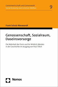 Genossenschaft, Sozialraum, Daseinsvorsorge (eBook, PDF) - Schulz-Nieswandt, Frank