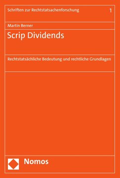 Scrip Dividends (eBook, PDF) - Berner, Martin