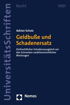 Geldbuße und Schadenersatz (eBook, PDF) - Schulz, Adrian