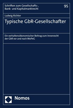 Typische GbR-Gesellschafter (eBook, PDF) - Richter, Ludwig