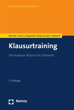 Klausurtraining (eBook, PDF) - Boeckh, Walter; Gietl, Andreas; Längsfeld, Alexander M.H.; Raab-Gaudin, Ursula; Rappert, Klaus
