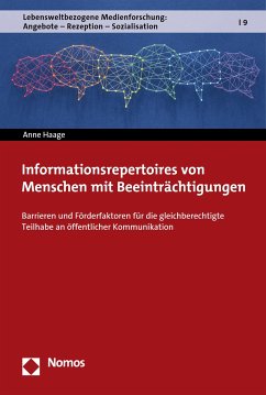 Informationsrepertoires von Menschen mit Beeinträchtigungen (eBook, PDF) - Haage, Anne