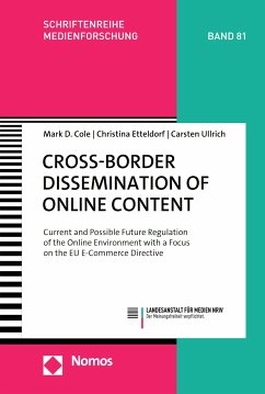 Cross-Border Dissemination of Online Content (eBook, PDF) - Cole, Mark D.; Etteldorf, Christina; Ullrich, Carsten