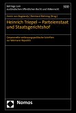 Heinrich Triepel – Parteienstaat und Staatsgerichtshof (eBook, PDF)