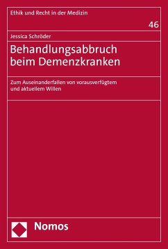 Behandlungsabbruch beim Demenzkranken (eBook, PDF) - Schröder, Jessica