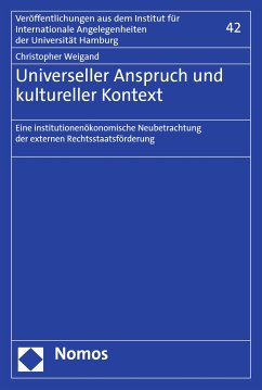 Universeller Anspruch und kultureller Kontext (eBook, PDF) - Weigand, Christopher