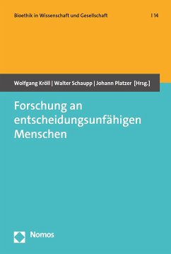 Forschung an entscheidungsunfähigen Menschen (eBook, PDF)