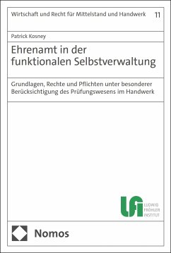 Ehrenamt in der funktionalen Selbstverwaltung (eBook, PDF) - Kosney, Patrick