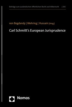 Cover Carl Schmitt's European Jurisprudence (eBook, PDF)