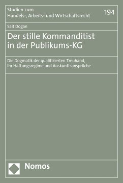 Der stille Kommanditist in der Publikums-KG (eBook, PDF) - Dogan, Sait