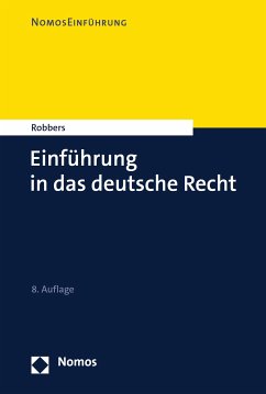 Einführung in das deutsche Recht (eBook, PDF) - Robbers, Gerhard