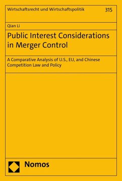 Public Interest Considerations in Merger Control (eBook, PDF) - Li, Qian