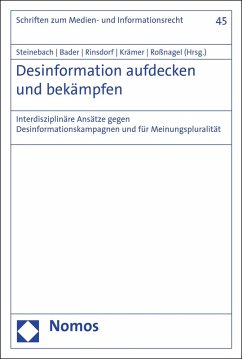 Cover Desinformation aufdecken und bekämpfen (eBook, PDF)