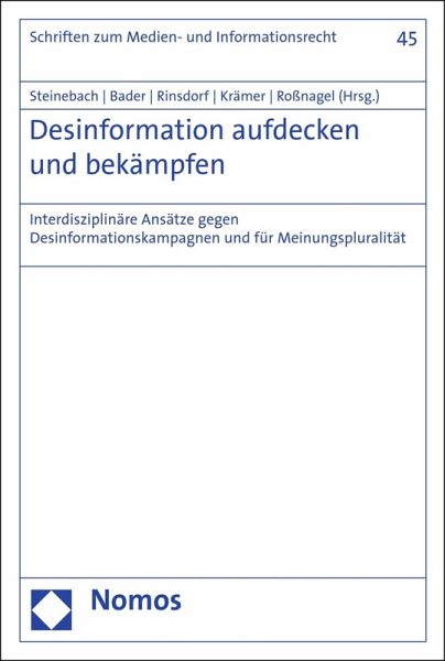 Desinformation aufdecken und bekämpfen (eBook, PDF) Desinformation aufdecken und bekämpfen (eBook, PDF)