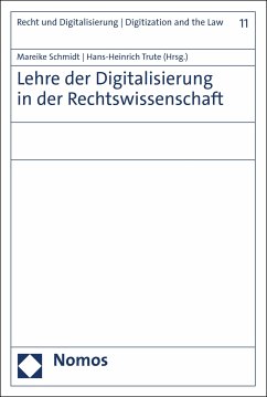 Lehre der Digitalisierung in der Rechtswissenschaft (eBook, PDF)