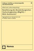 Novellierung des Brandenburgischen Hochschulgesetzes (BbgHG) - Mehr Autonomie? (eBook, PDF)