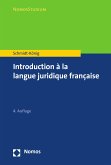 Introduction à la langue juridique française (eBook, PDF)