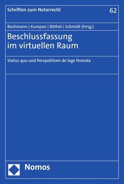 Beschlussfassung im virtuellen Raum (eBook, PDF)