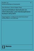 Sachunmittelbare Demokratie im internationalen und interdisziplinären Kontext 2012/2013 (eBook, PDF)