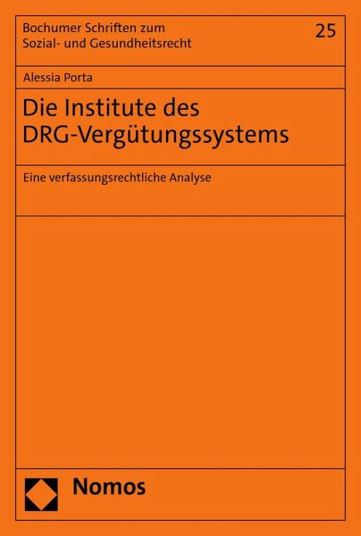 Die Institute des DRG-Vergütungssystems (eBook, PDF)