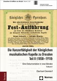 Die Konzerttätigkeit der Königlichen musikalischen Kapelle zu Dresden, Teil II (1858-1918) (eBook, PDF)