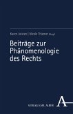 Beiträge zur Phänomenologie des Rechts (eBook, PDF)